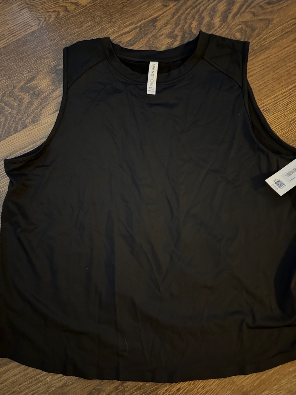 SPANX Black Athletic Tank Top